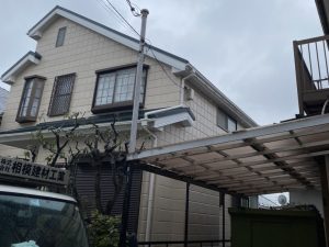 外壁工事の張替　お得なこと　その３　横浜市Ｋ様邸-3（3月9日）