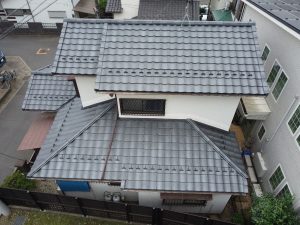 屋根のリフォーム　金属屋根への葺き替え　神奈川県厚木市Ｓ様邸-10（6月17日）