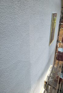 モルタル外壁塗装の注意点　町田市I様邸-6（2月1日）